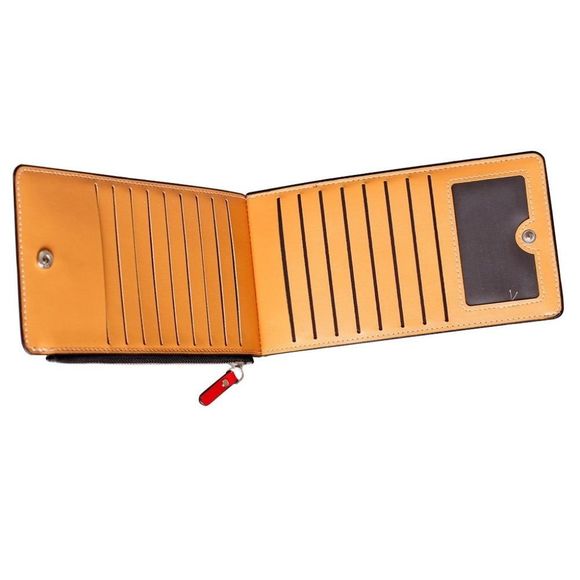 ✨✨BRAND NEW Womens Thin Bifold Phone Wallet Cards Organizer - Picture 5 of 8